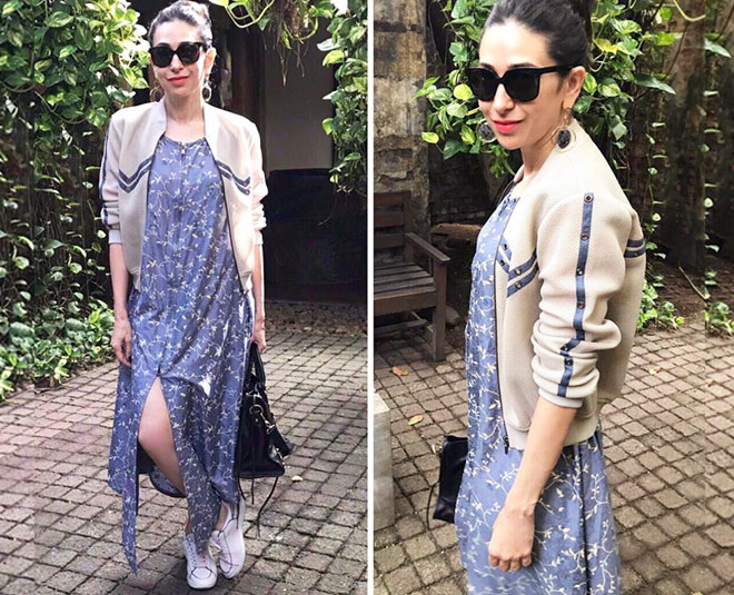 करिश्मा कपूर का वर्किंग look White sneakers trend karishma kapoor Insideimage